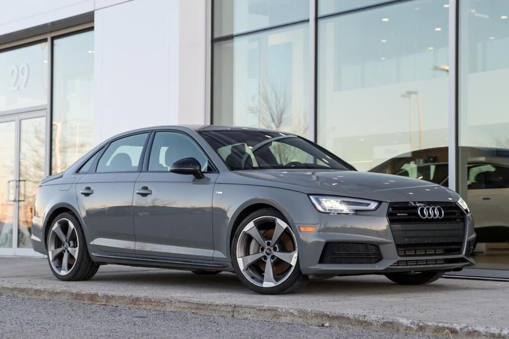 Audi A4 Tech S line 4-door sedan grey