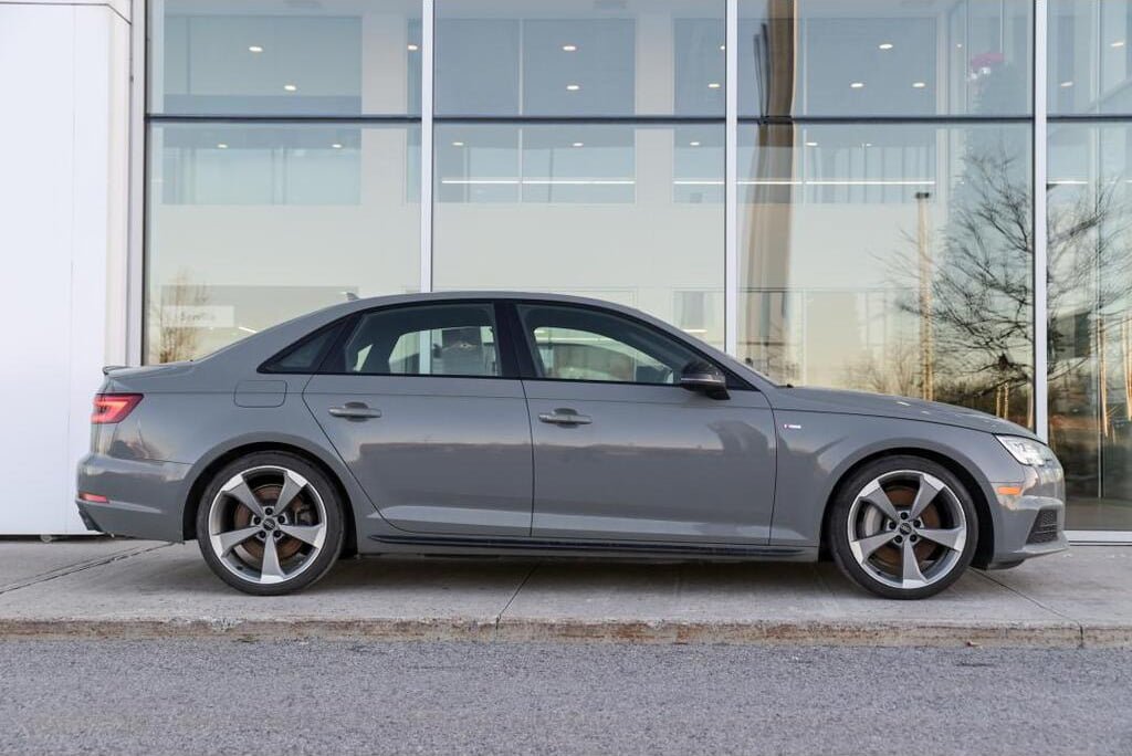 Audi A4 Tech S line 4-door sedan grey