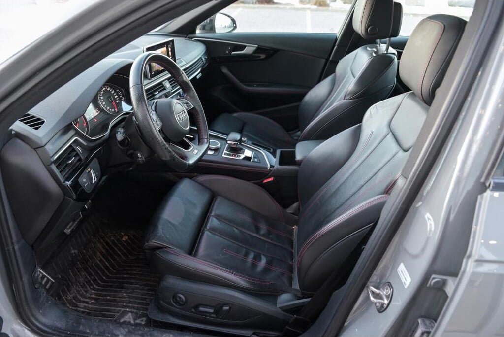Audi A4 Tech S line 4-door sedan grey