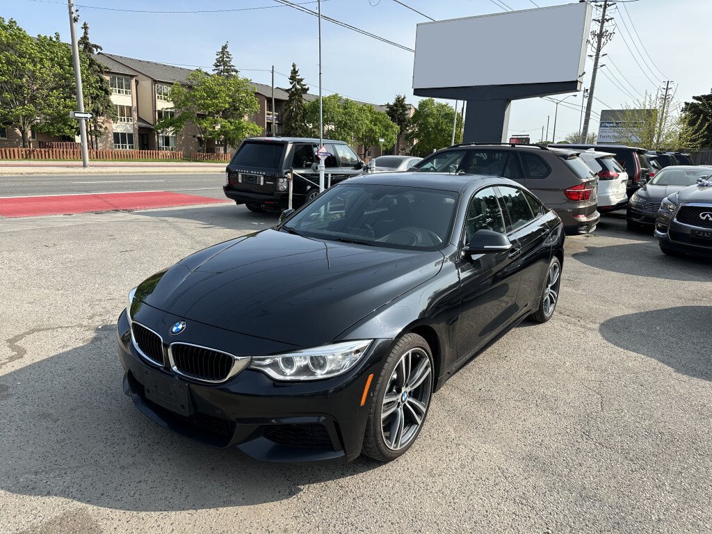 BMW 435i xDrive 4-door sedan black