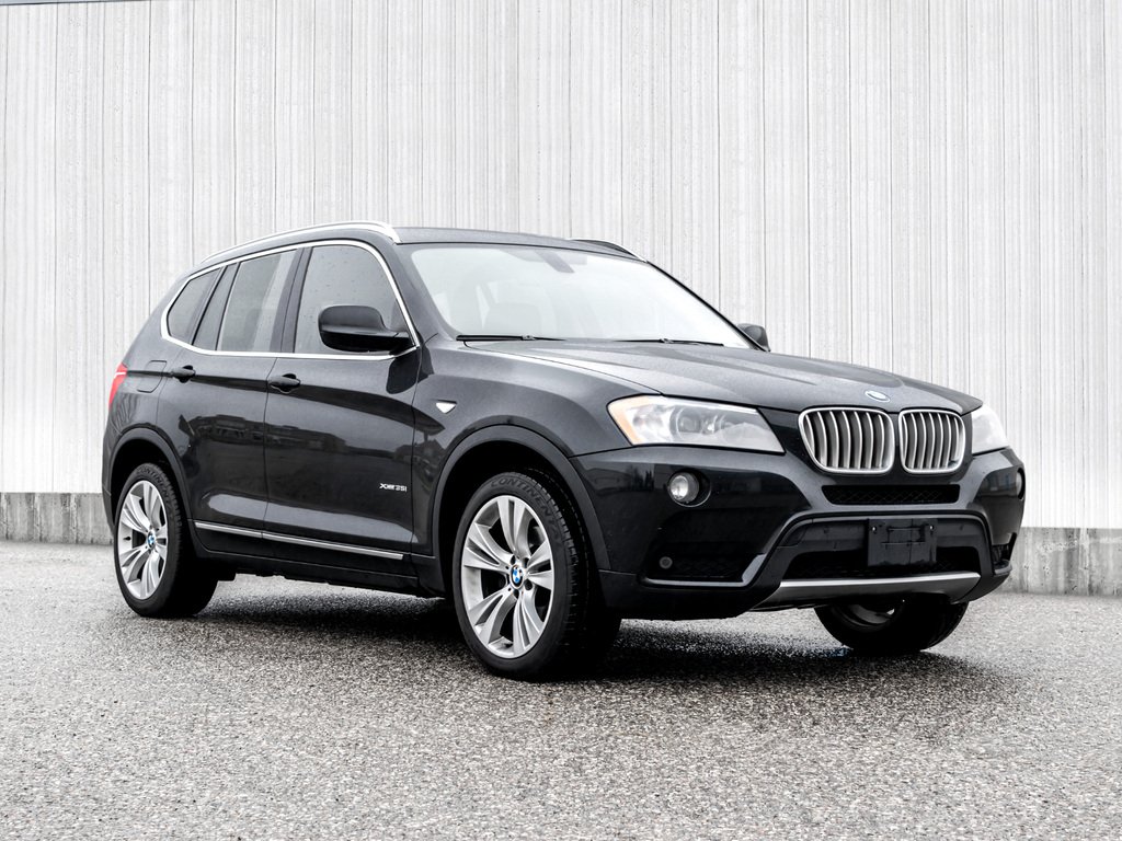 BMW X3 xDrive35i 4-door suv black