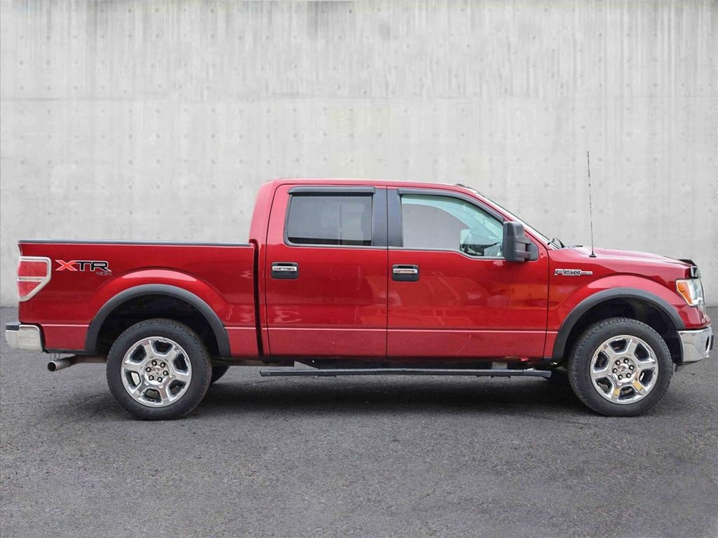 Ford F-150 SuperCrew 4-door truck red